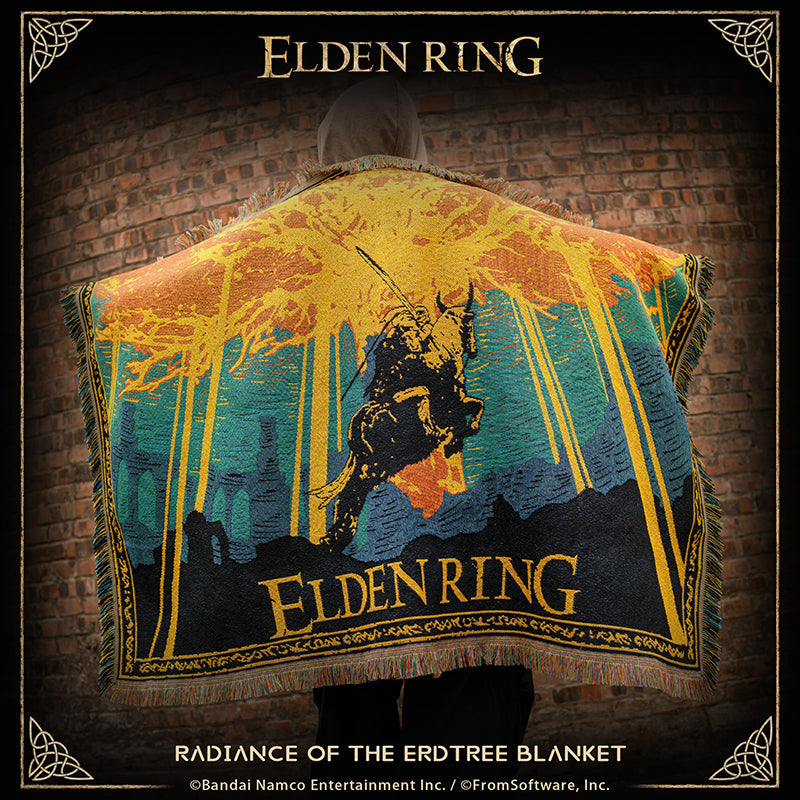 Starforged ELDEN RING Merchandise Tapestry Golden Tree’s Radiance - The Bloody Wolf Officially Authorized